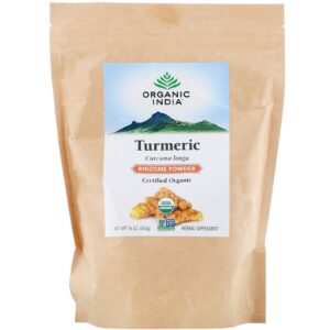 Comprar Organic India, Turmeric Rhizome Powder,16 oz (454 g)