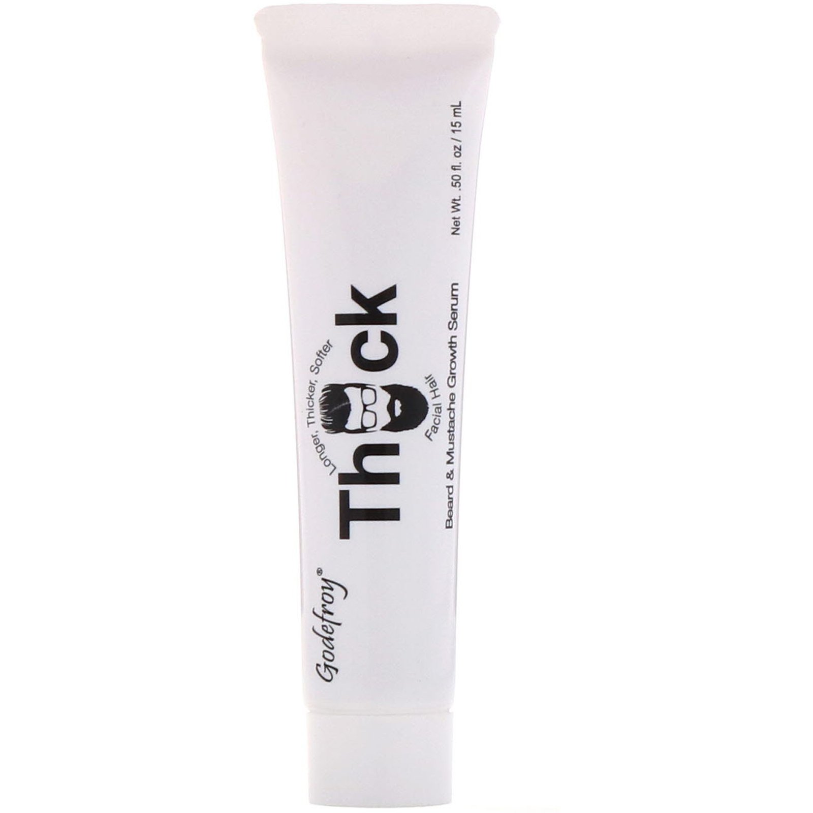 Comprar Godefroy, Thick, Soro de Crescimento para Barba e Bigode, 0,5 fl oz (15 ml)
