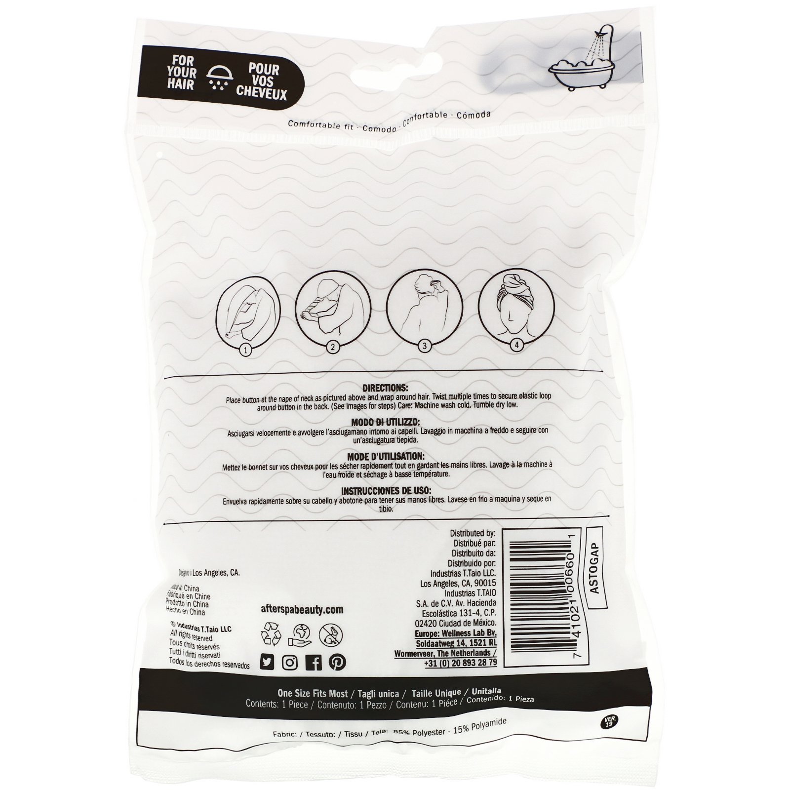 Comprar AfterSpa, Hair Towel, 1 Towel - Imagem 3