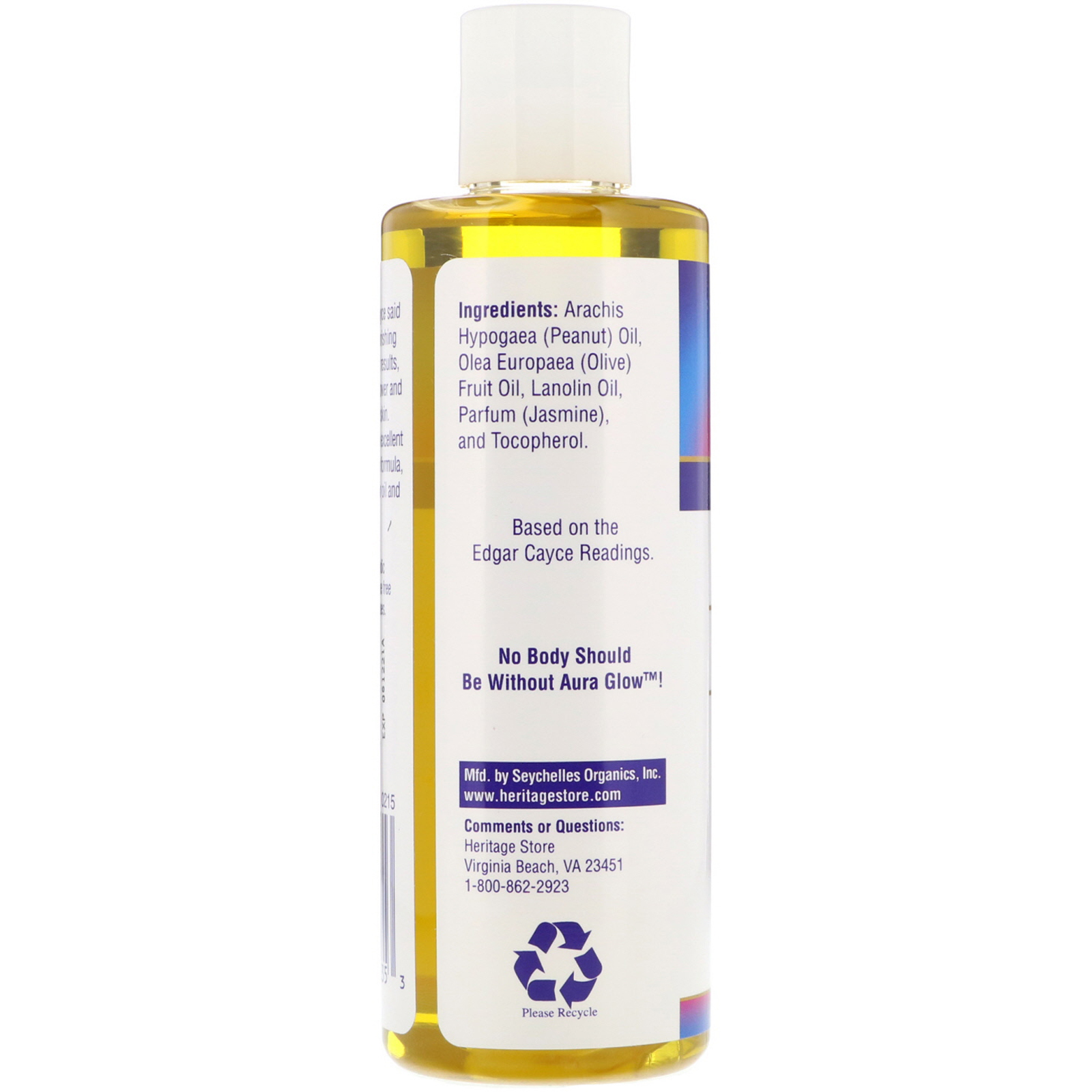 Comprar Heritage Store, Aura Glow, Jasmim, 8 fl oz (240 ml) - Imagem 2