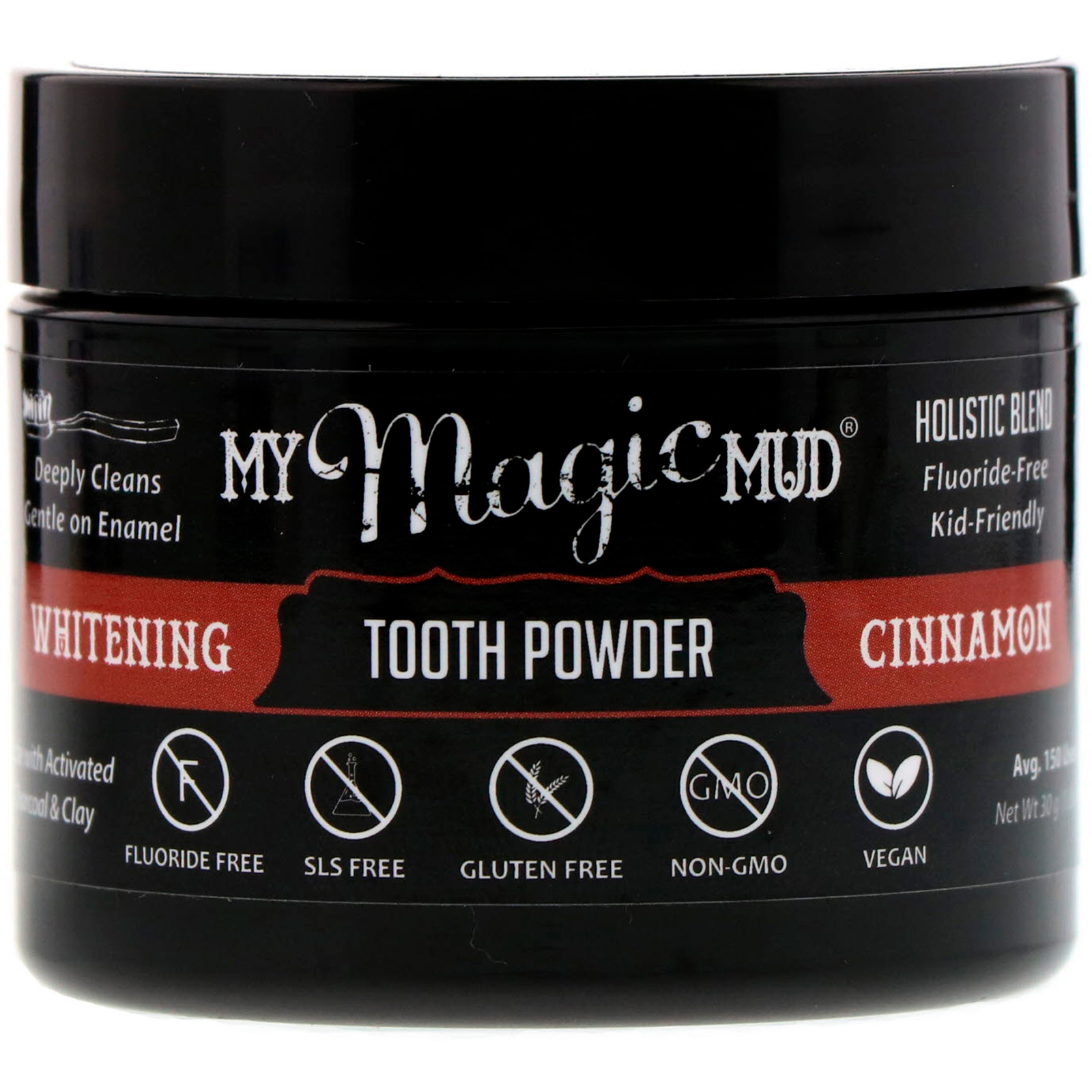 Comprar My Magic Mud, Clareador Dental em Pó, Canela, 1,06 oz (30 g)