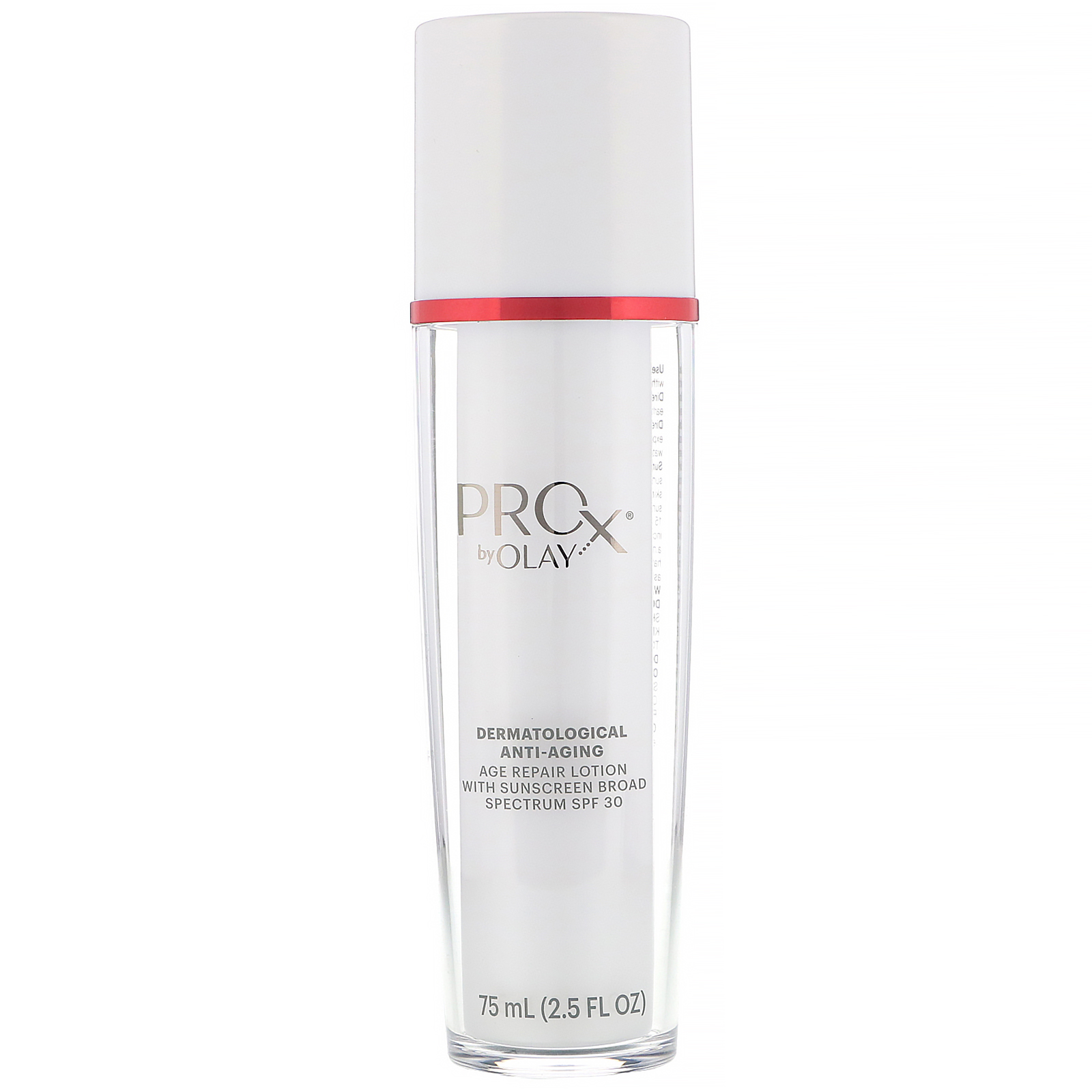 Comprar Olay, ProX, Antienvelhecimento Dermatológico, Loção Reparadora da Idade, FPS 30, 75 ml (2,5 fl oz)