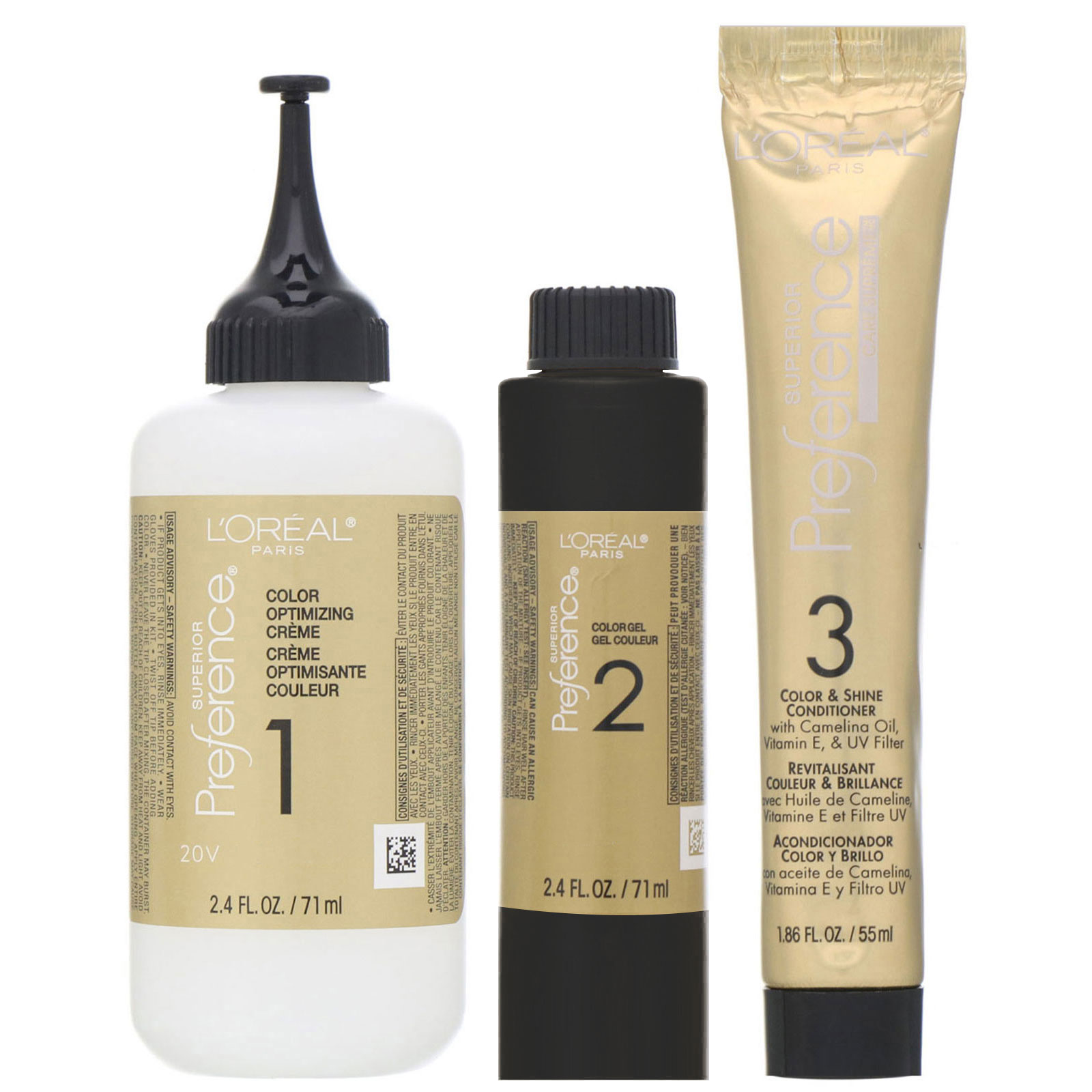 Comprar L'Oreal, Superior Preference, Sistema Fade-Defying Color + Shine, Warmer, Light Golden Blonde 9G, 1 Aplicação - Imagem 3