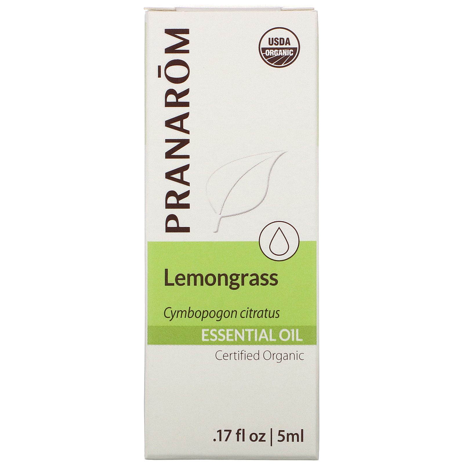 Comprar Pranarom, Essential Oil, Lemongrass, .17 fl oz (5 ml) - Imagem 2
