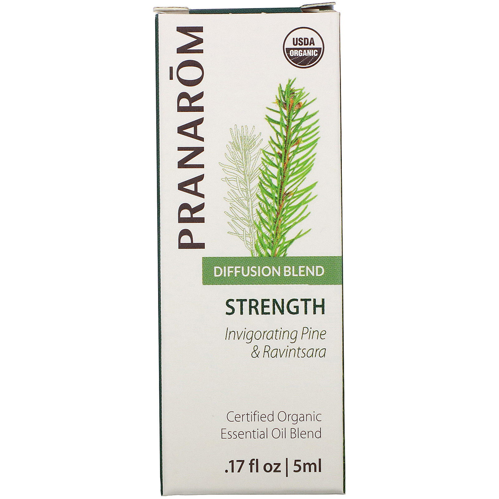 Comprar Pranarom, Essential Oil, Diffusion Blend, Strength, .17 fl oz (5 ml) - Imagem 2