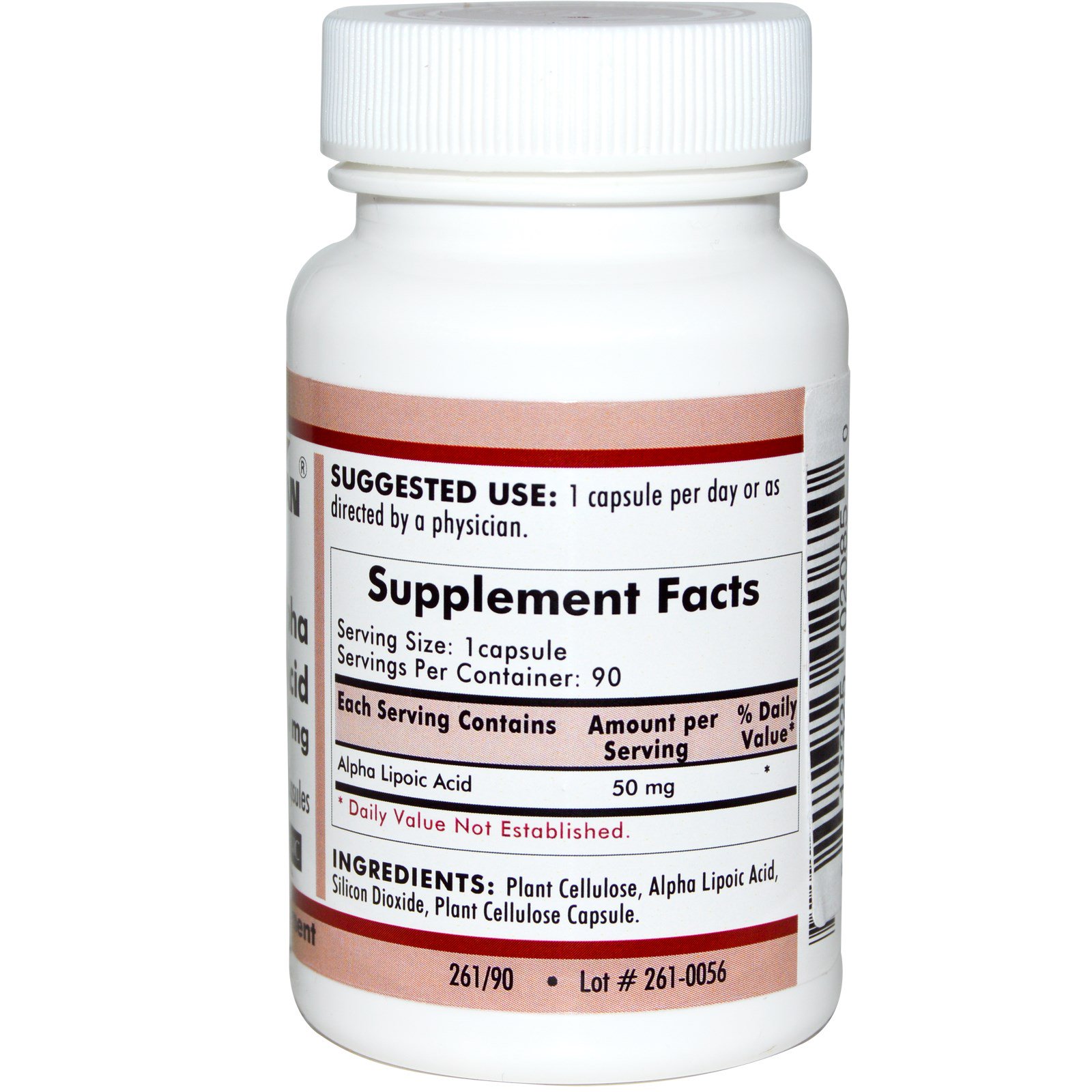 Comprar Kirkman Labs, Ácido Alfa-Lipóico, 50mg, 90 Cápsulas - Imagem 2