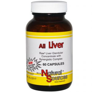 Comprar Natural Sources, Fígado Puro, 60 cápsulas