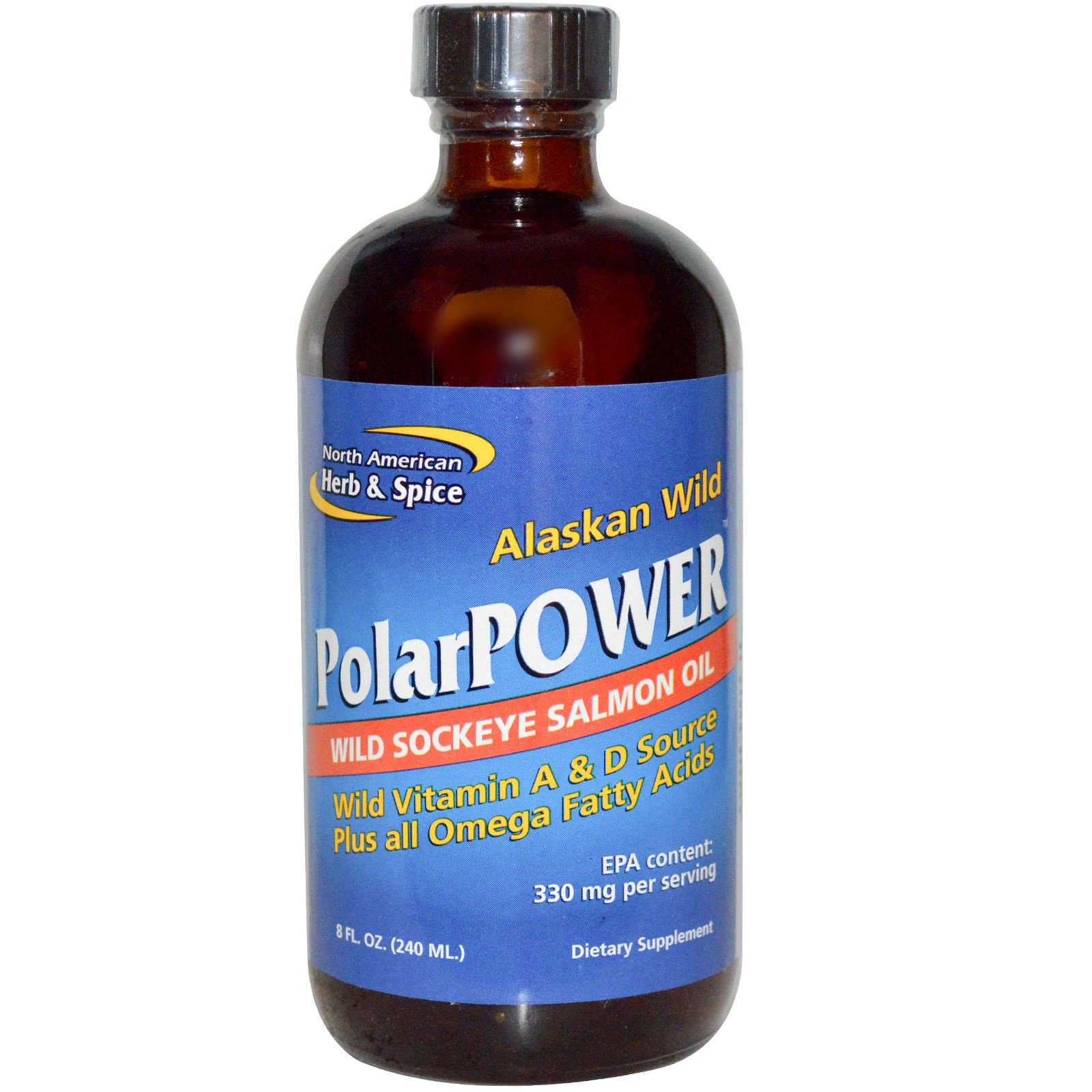 Comprar North American Herb & Spice, Energia Polar Selvagem do Alasca, Óleo de salmão vermelho, 8 fl oz (240 ml)