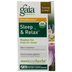 Comprar Gaia Herbs, Alívio Rápido, Durma & Relaxe, 50 Cápsulas