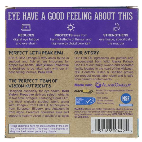 Comprar Wiley's Finest, Visão Ousada, Óleo de peixe proativo e selvagem do Alasca, EPA máximo, Pacote de Valor, 550 mg e 1250 mg, 60 Softgels e 30 Softgels - Imagem 4