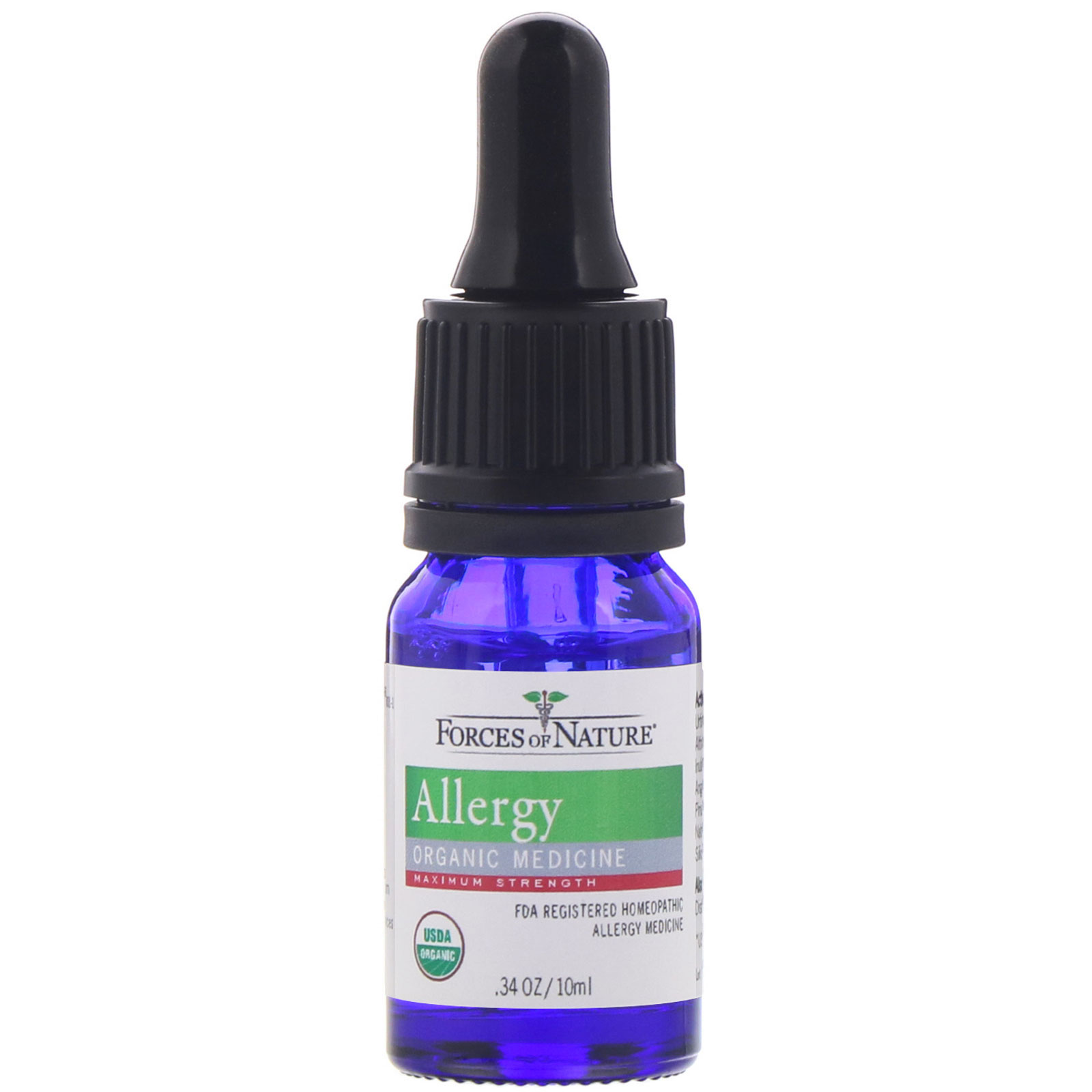 Comprar Forces of Nature, Alergia, Medicamento Orgânico, ImmuneDrops, Concentração Máxima, 10 ml (0,34 oz) - Imagem 3