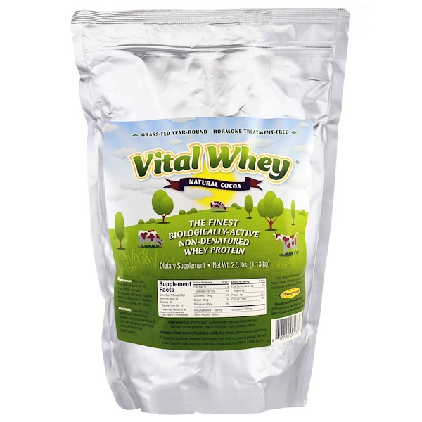 Comprar Well Wisdom, Vital Whey, Cacau Natural, 2.5 lbs (1.13 kg)