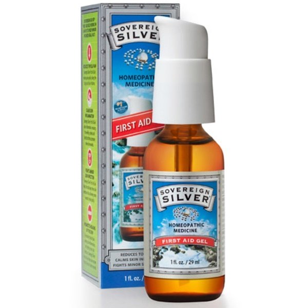 Comprar Sovereign Silver, Prata, gel de primeiros socorros, 1 fl oz (29 ml)