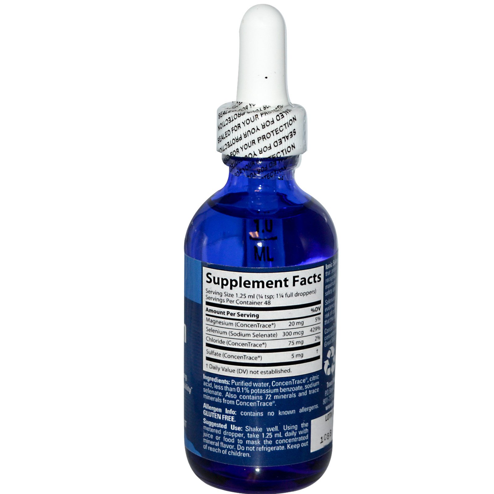 Comprar Trace Minerals Research, Selênio Iônico, 300 mcg, 59 ml (2 fl oz) - Imagem 2