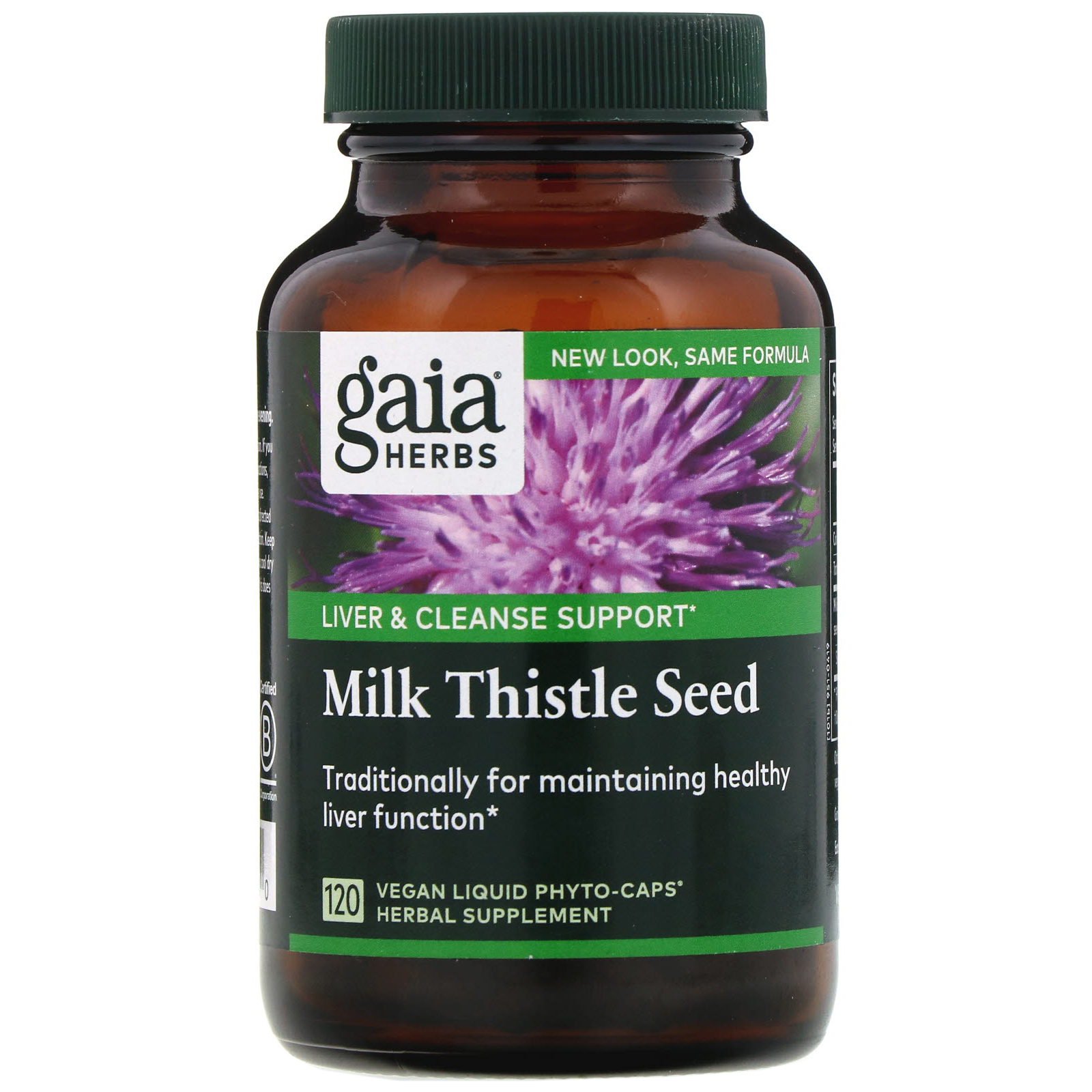 Comprar Gaia Herbs, Milk Thistle Seed, 120 Fitocápsulas Líquidas Veganas