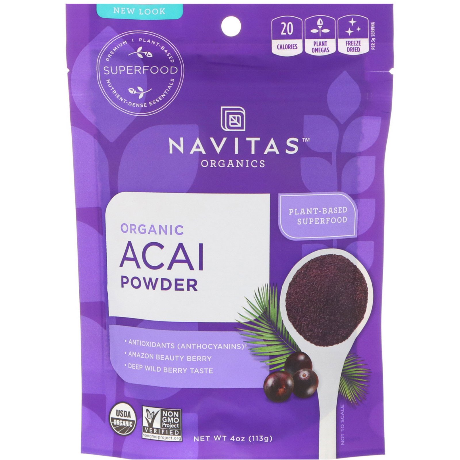 Comprar Navitas Organics, Organics Acai Powder, 4 oz (113 g)