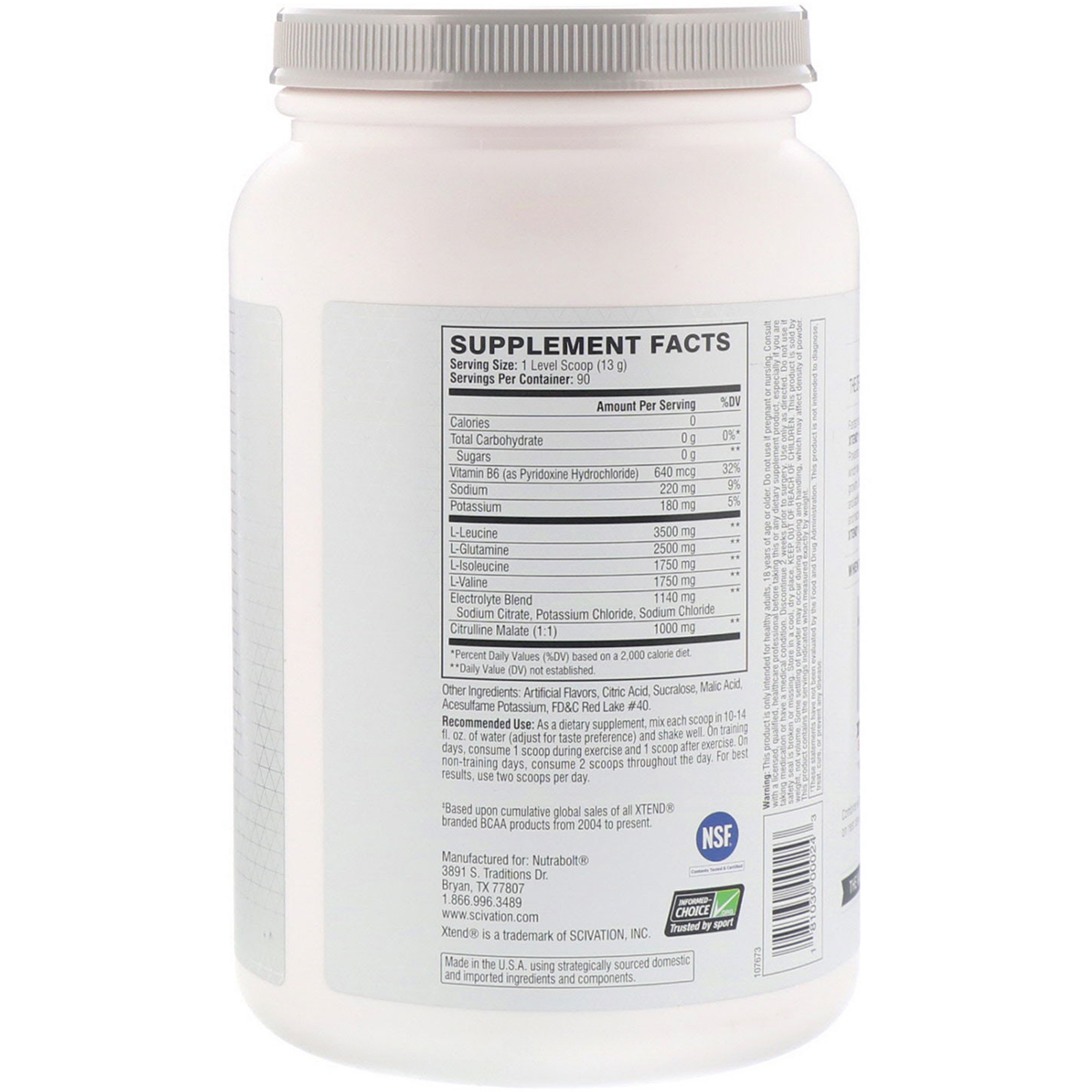 Comprar Scivation, Xtend, O Original, Watermelon Explosion, 1,17 kg (2,58 lb) - Imagem 2