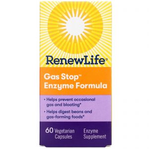 Comprar Renew Life, Gas Stop Enzyme Formula, 60 Vegetarian Capsules