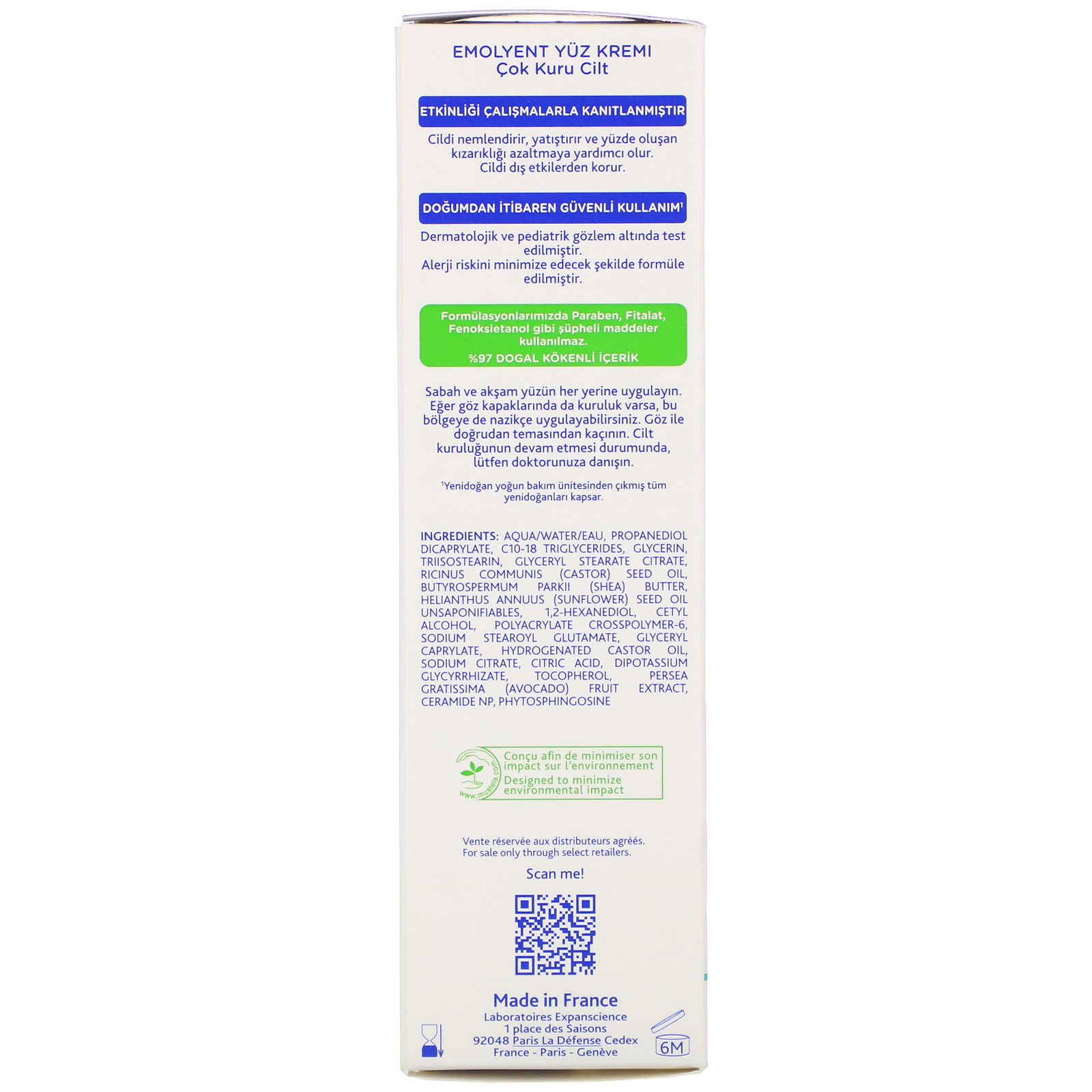 Comprar Mustela, Baby, Stelatopia Emollient Face Cream, 1.35 fl oz (40 ml) - Imagem 2