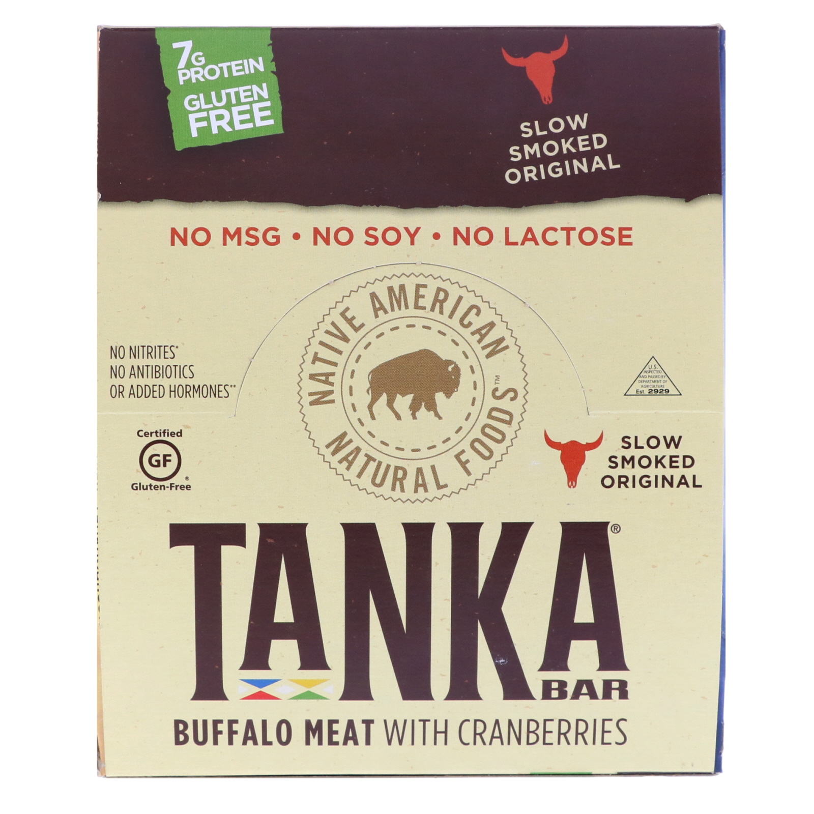 Comprar Tanka, Bar, Buffalo Meat with Cranberries, Slow Smoked Original, 12 Barrinhas, 28,4 g (1 oz) Cada - Imagem 2