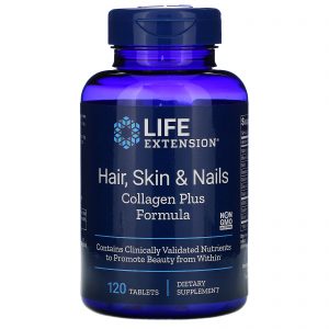 Comprar Life Extension, Hair, Skin & Nails, Collagen Plus Formula, 120 Tablets
