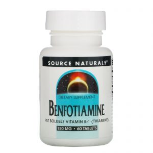 Comprar Source Naturals, Benfotiamina, 150 mg, 60 Comprimidos