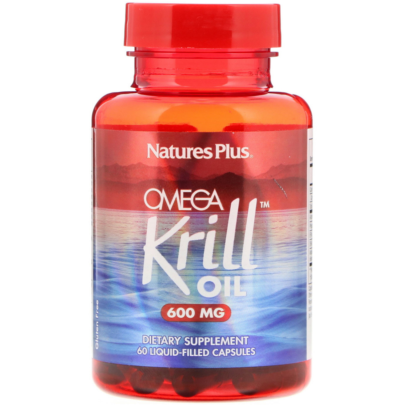 Comprar Nature's Plus, Óleo de Ômega Krill, 600 mg, 60 Cápsulas Líquidas