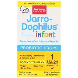 Comprar Jarrow Formulas, Jarro-Dophilus Infant, Gotas Probióticas, 0,51 fl oz. (15 ml)