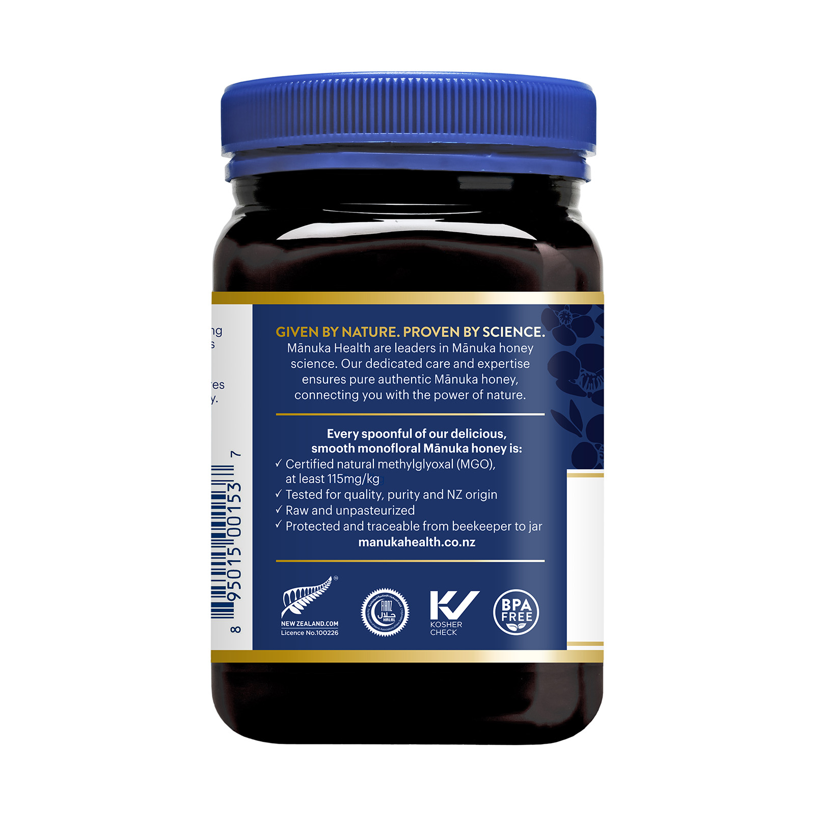 Comprar Manuka Health, Manuka Honey, MGO 115+, 1.1 lb (500 g) - Imagem 3
