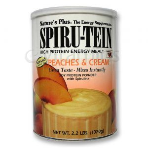 Comprar Nature's Plus, Proteína Spiru-Tein®, Pêssegos e Creme - 1020 g (2.2 lbs)