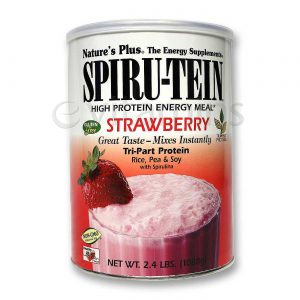 Comprar Nature's Plus, Proteína Spiru-Tein®, Morango - 1088 g