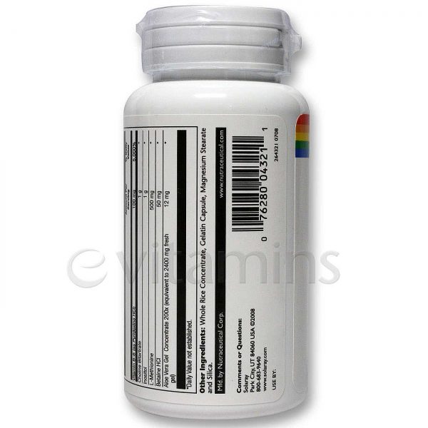 Comprar Solaray, Lipotropic 1000 Plus™ - 100 Cápsulas - Imagem 4