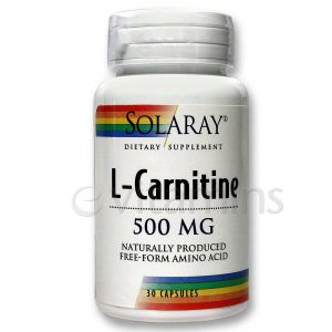 Comprar Solaray L-Carnitina 500 mg 30 Cápsulas