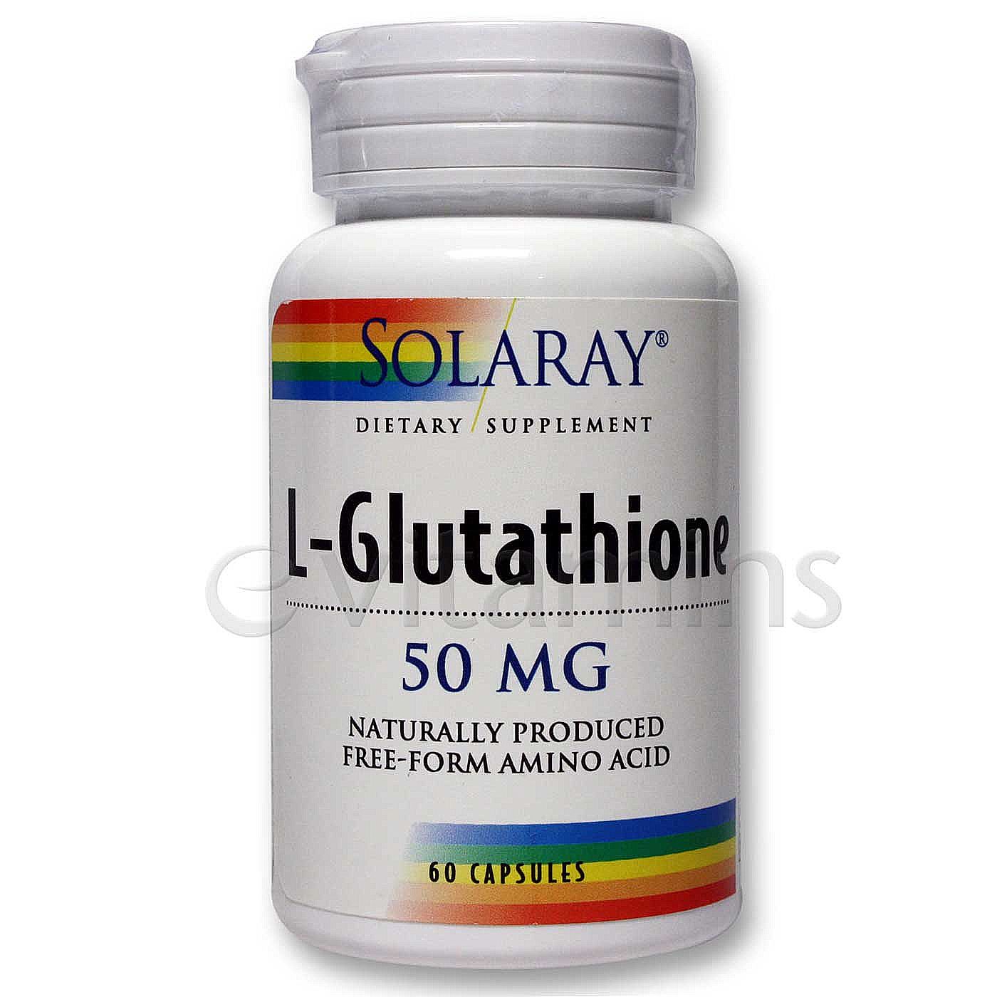 Comprar Solaray L-glutationa 60 Cápsulas
