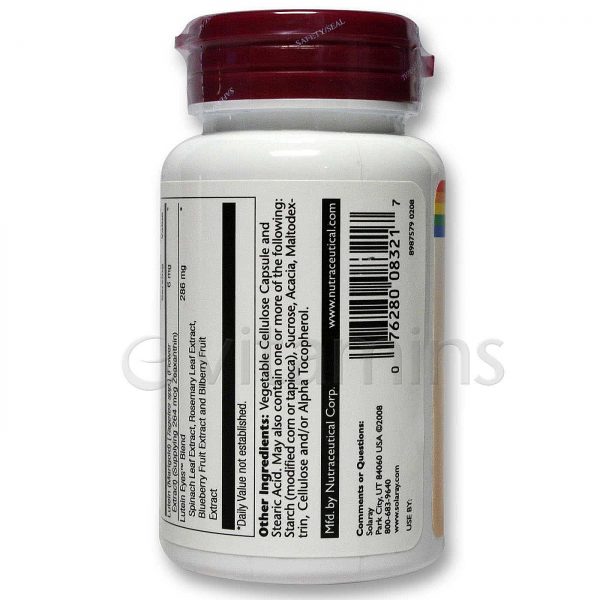 Comprar Solaray Luteína Olhos 6 mg 30 Cápsulas - Imagem 4