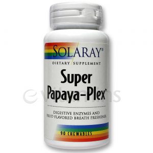 Comprar Solaray, Super Papaya-Plex™ - 90 Tabletes Mastigável