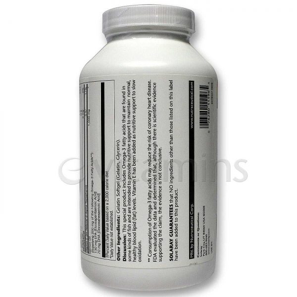 Comprar Solaray, Óleo de Salmão - 180 Cápsulas em Gel - Imagem 4