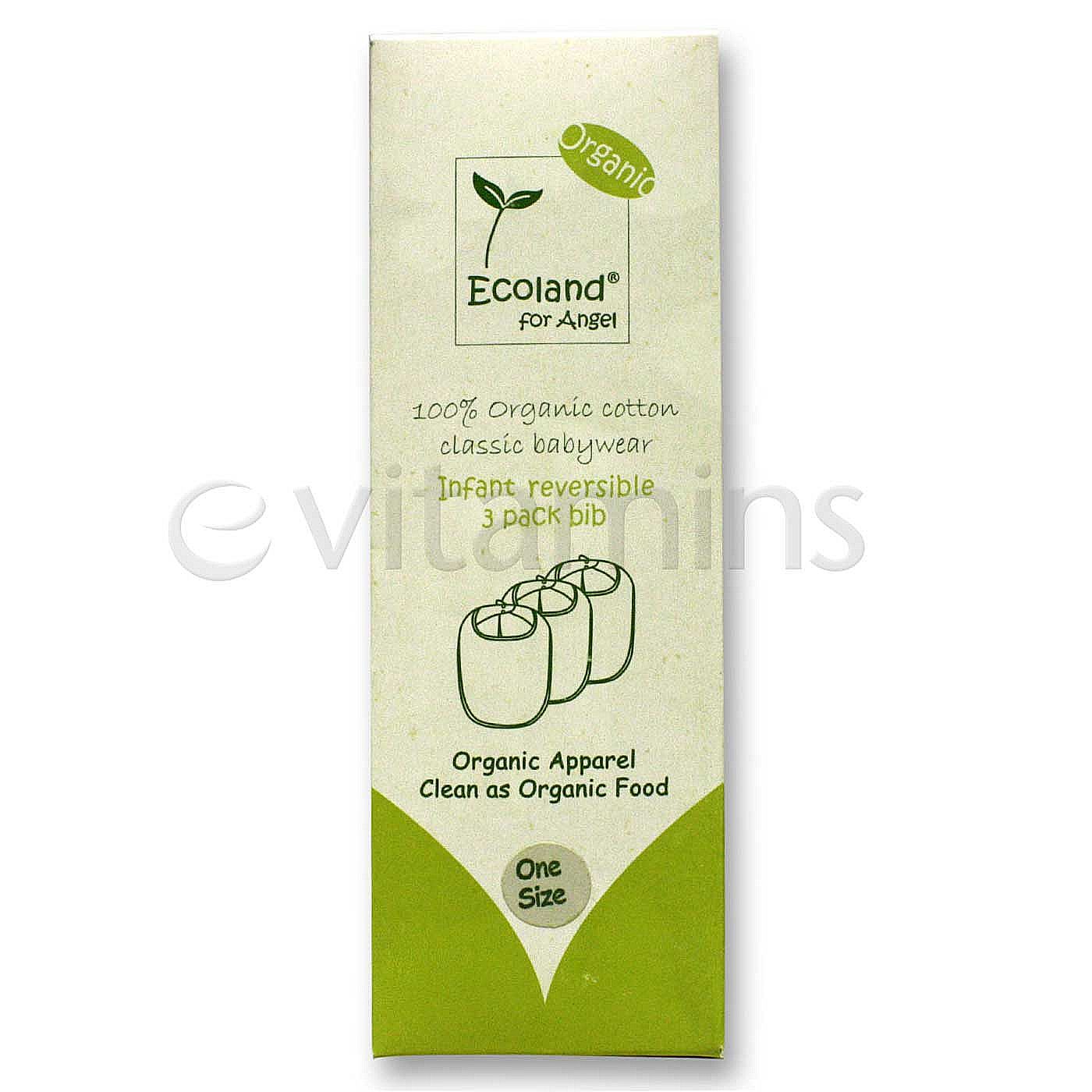 Comprar Ecoland Reversíveis babadores, natural 3 babadores