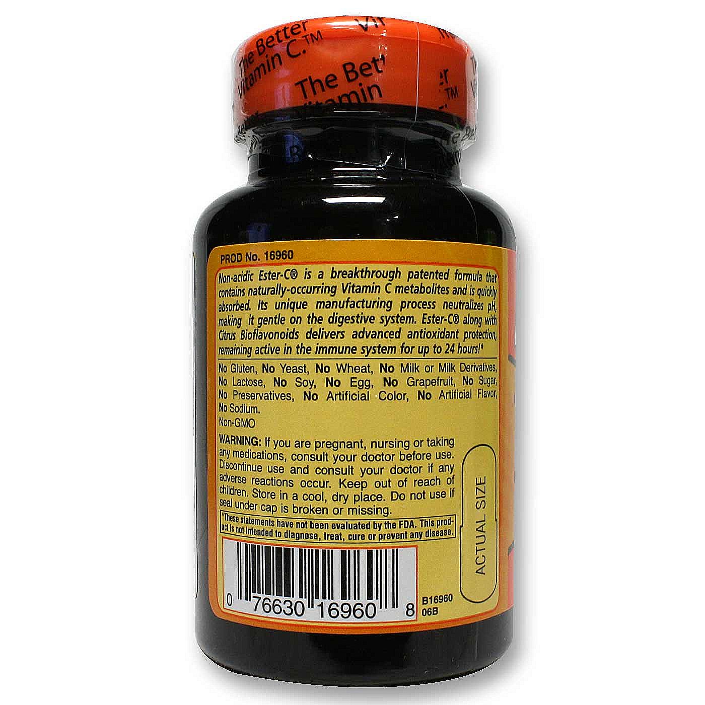 Comprar American Health, Ester C 500 mg com Bioflavonóides Cítricos - 60 Cápsulas - Imagem 3