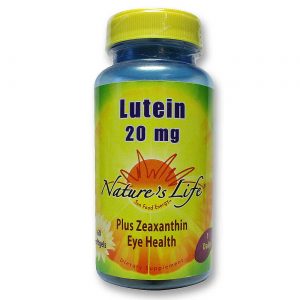 Comprar Nature's Life, Luteína 20 mg - 60 Cápsulas