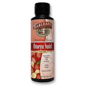 Comprar Barlean's Organic Oils, Óleo de Linhaça Omega Swirl - Sabor Morango e Banana - 8 fl oz (227g)