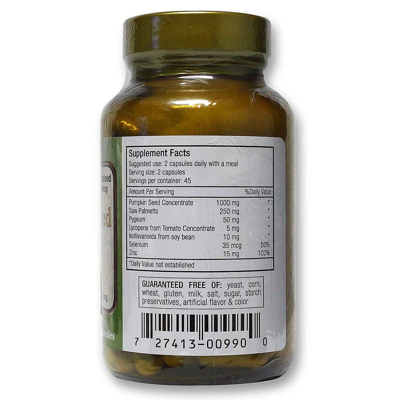 Comprar Only Natural, Complexo de Semente de Abóbora - 90 Cápsulas - Imagem 2