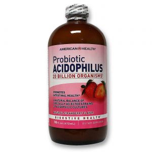 Comprar American Health, Cultura Acidófila - Sabor Morango - 16 oz (472mL)