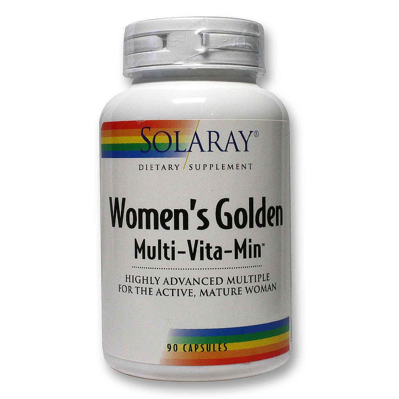 Comprar Solaray, Multi-Vita-Min™ Mulheres de Ouro - 90 Cápsulas