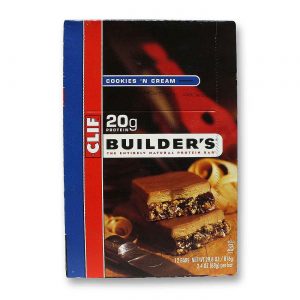 Comprar Clif Bar, Builder’s Barras de Proteína - Cookies e Creme - 12 Barras