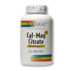 Comprar Solaray, Citrato de Cálcio-Magnésio com Vitamina D - 180 Cápsulas