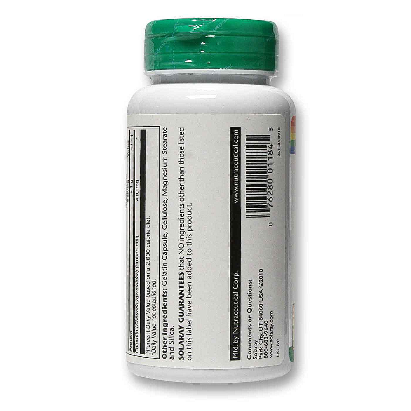 Comprar Solaray Chlorella 100 Cápsulas - Imagem 3