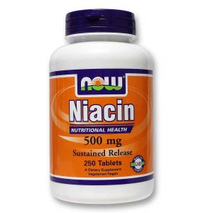 Comprar Niacina 500 mg Now Foods 250 Tabletes