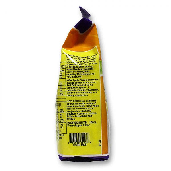Comprar Fibra de Maçã Now Foods 12 oz/ 340 gr - Imagem 4