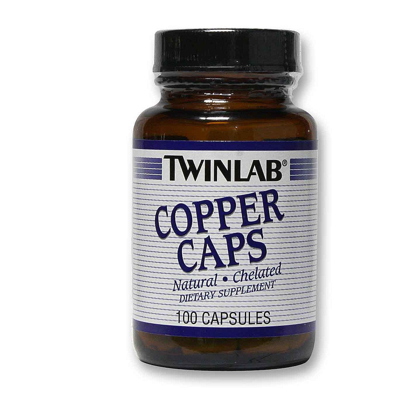 Comprar Twinlab, Cápsulas de Cobre - 100 Cápsulas